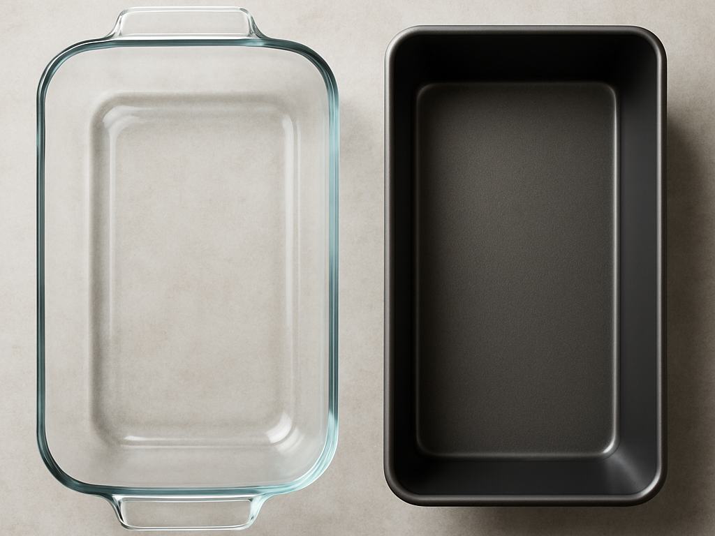 Glazen vs metalen bakvormen