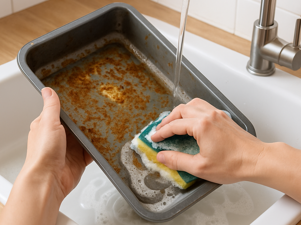 Hoe bakvorm schoonhouden na gebruik