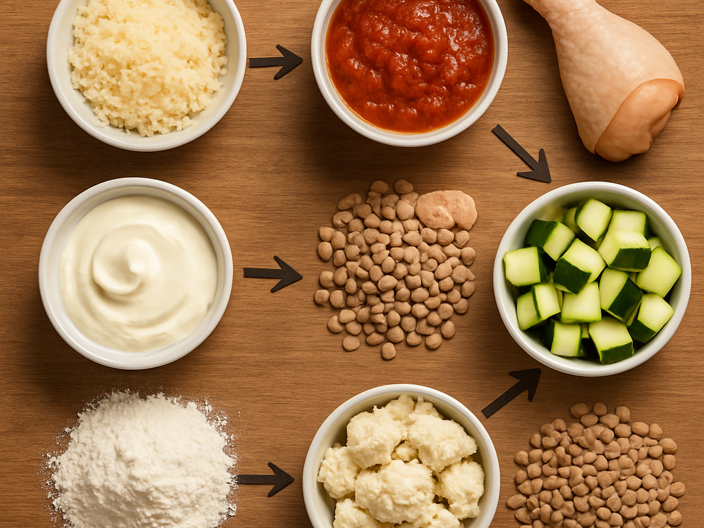 Ingrediënten vervangen zonder smaakverlies