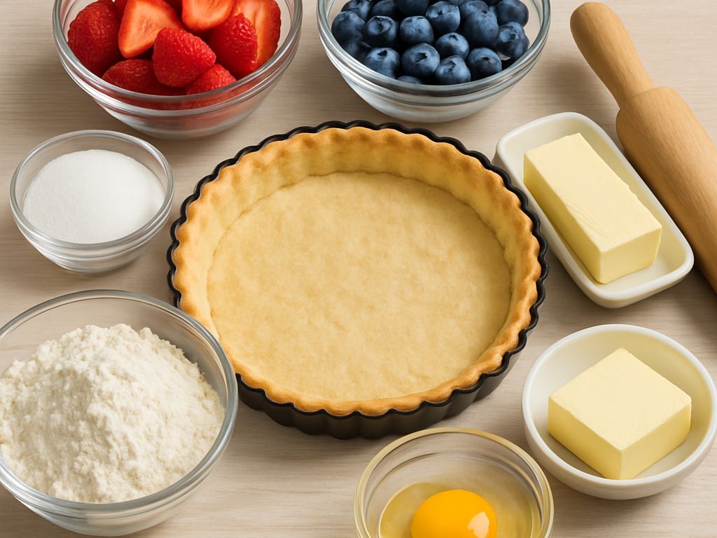 Ingrediënten voorbereiden voor snelle taart