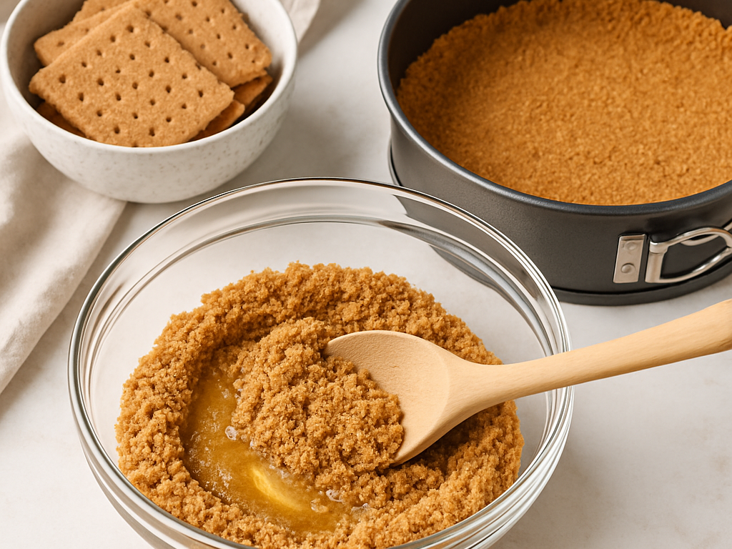 Koekjesbodem maken voor monchoutaart