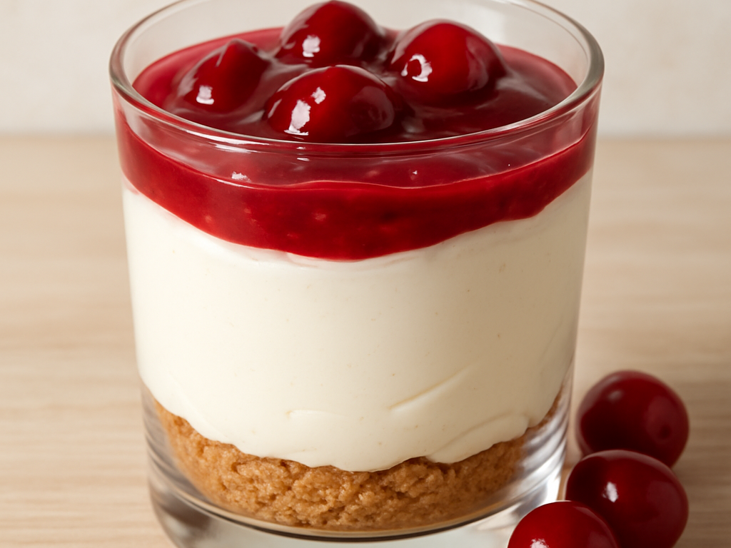 Monchoutaart in een glas