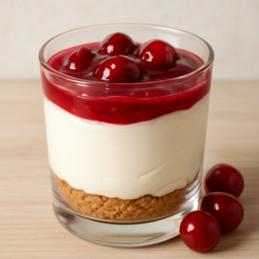 Monchoutaart in een glas