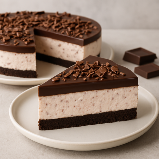 Monchoutaart met chocolade