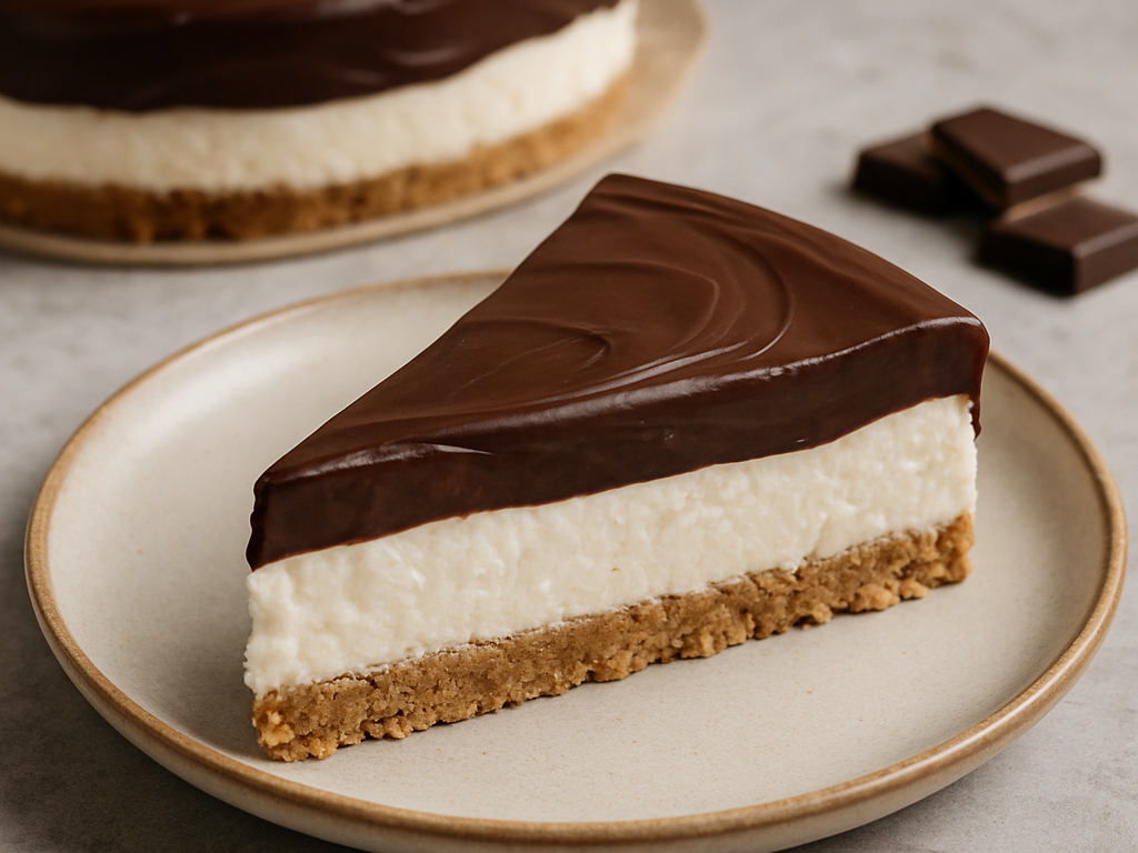 Monchoutaart met chocoladeganache