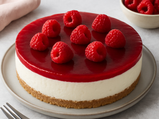 Monchoutaart met frambozengelei