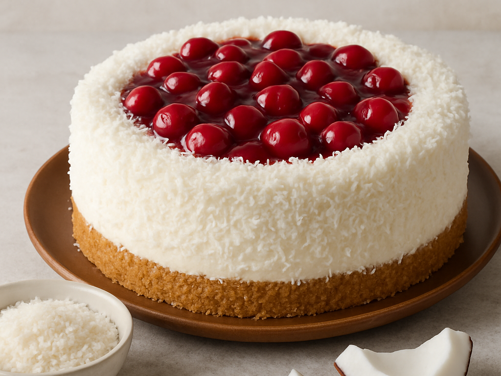 Monchoutaart met kokos