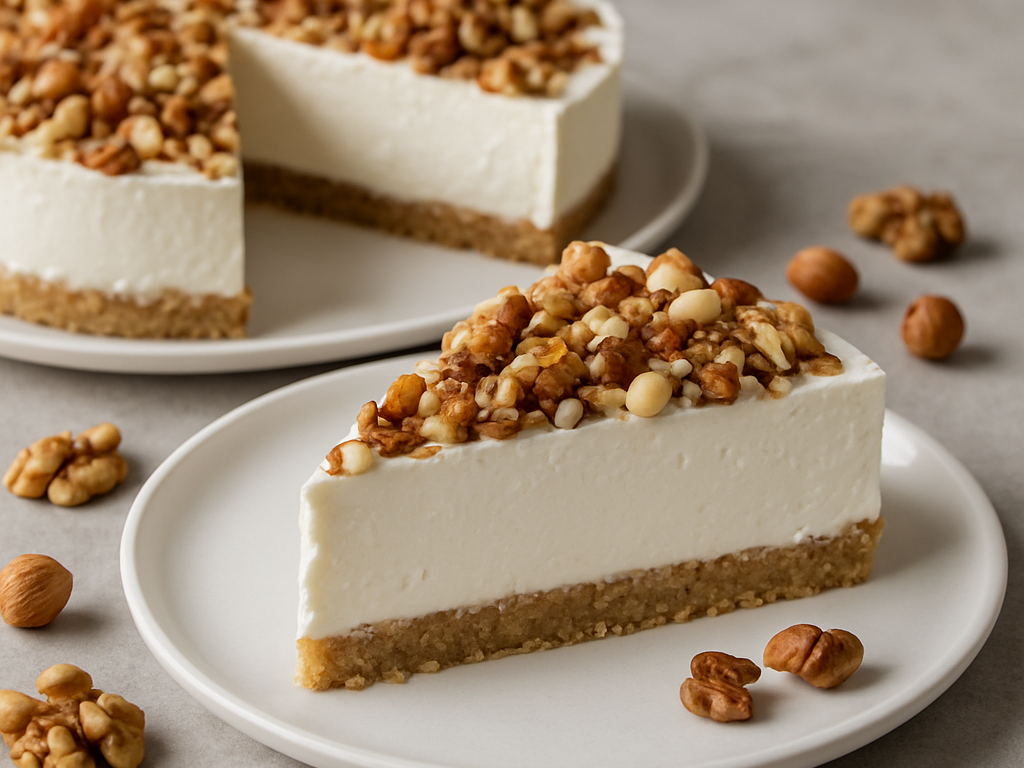 Monchoutaart met noten