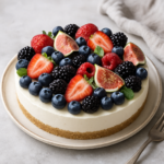 Monchoutaart met seizoensfruit