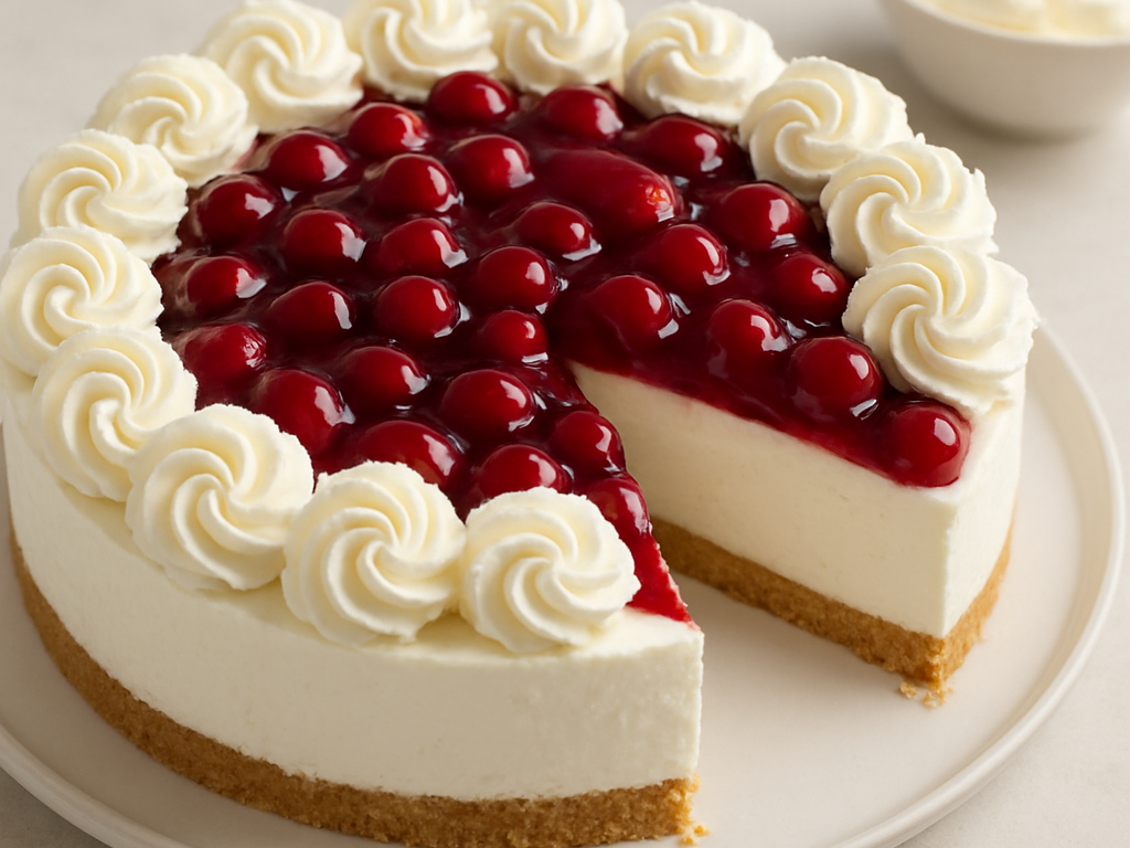 Monchoutaart met slagroom