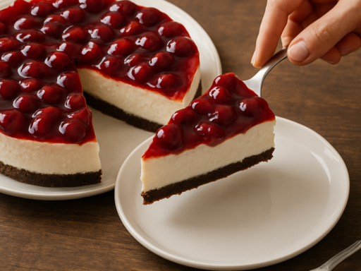 Monchoutaart portioneren en serveren