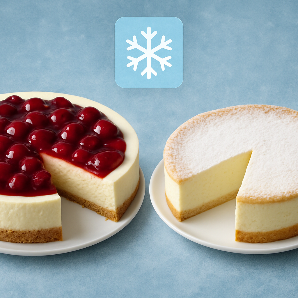 Welke taart beter invriezen: Monchou of kwarktaart?